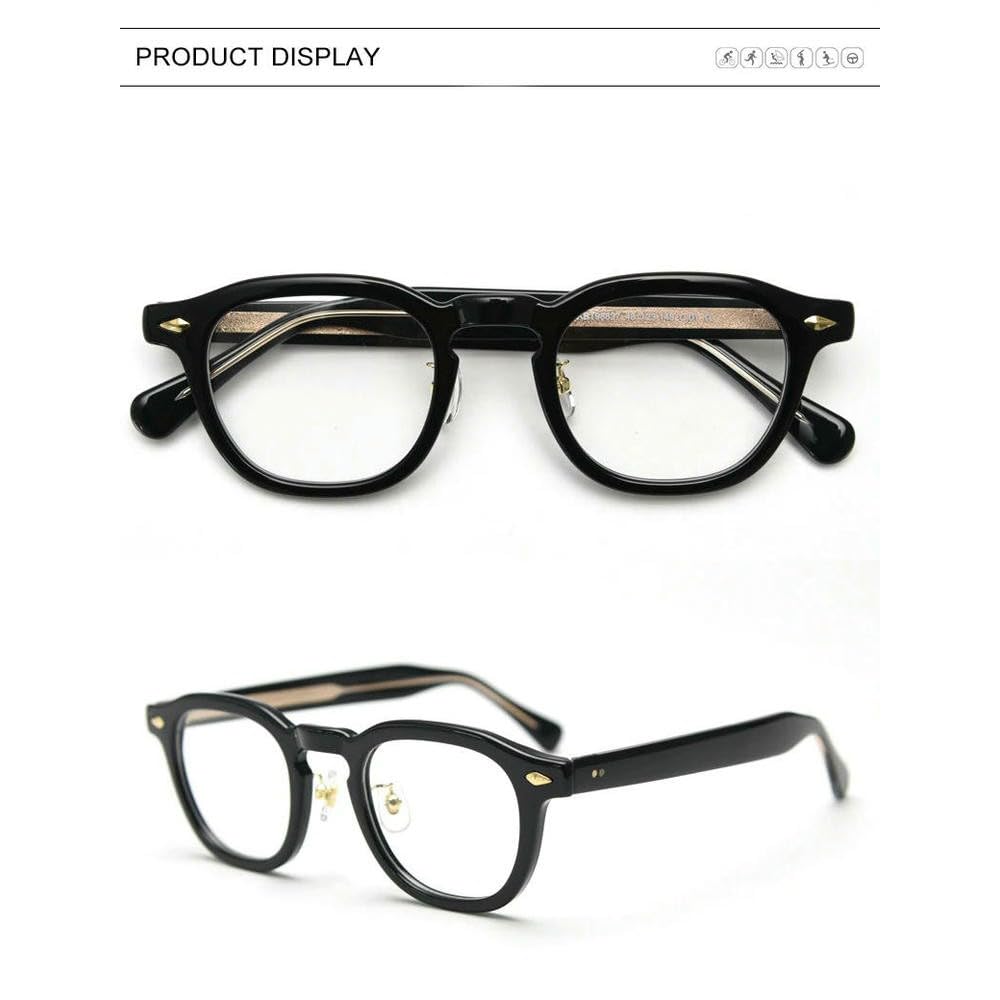 JJDFW retro owalne oprawki do okularów przezroczyste soczewki męskie oprawki okulary damskie okulary