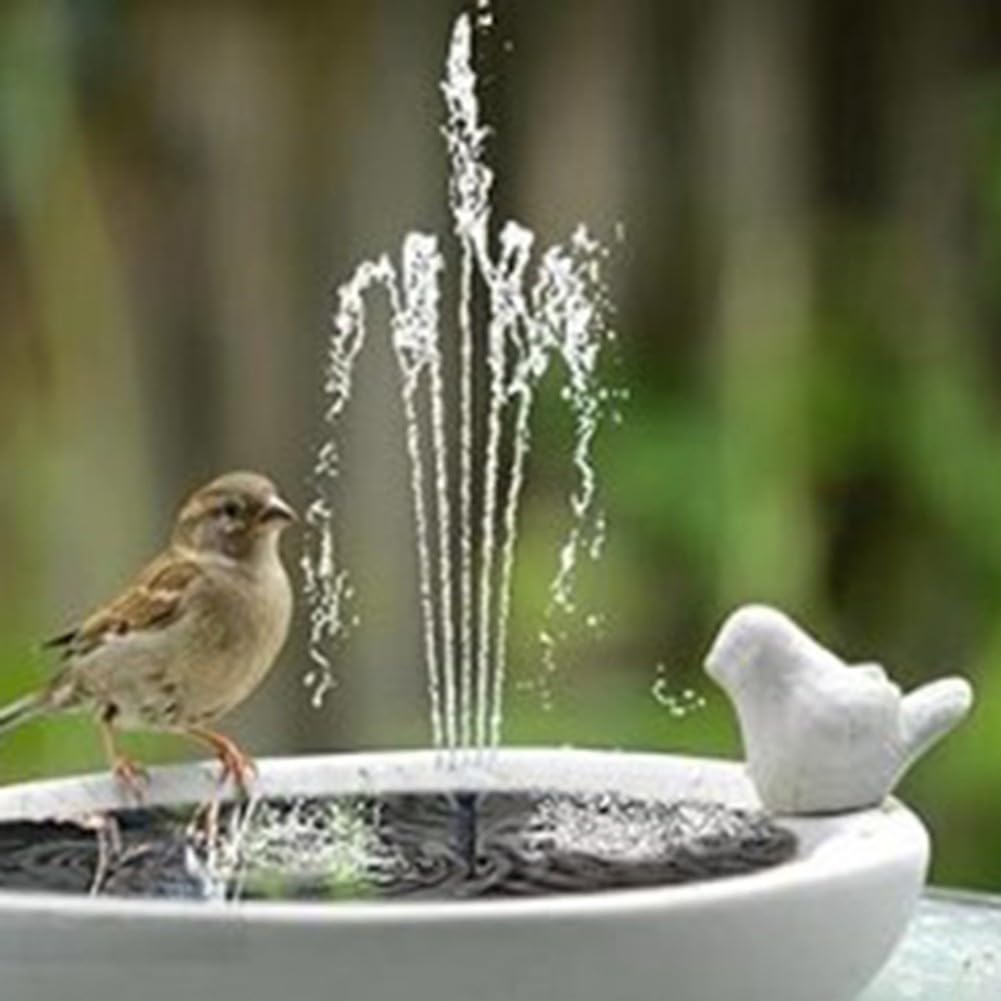 Fontaine solaire d'extérieur 2 W pour oiseaux
