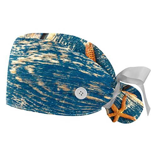 Chapeaux de travail respirantes JDEZ casquettes bouffants hommes femmes lot de 2