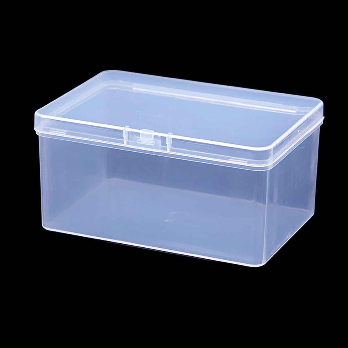 12 Packs Rectangle Plastic Clear Storage Containers Box (4.49 x 3.11 x 2.28 in), Clear Plastic Box Containers for Storage of Small Items, Crafts, Jewelry, Hardware