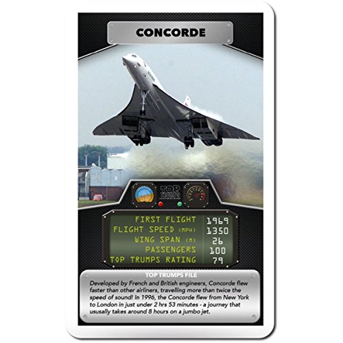 Passenger Planes Top Trumps Kartenspiel, Weiß – Ansicht 2