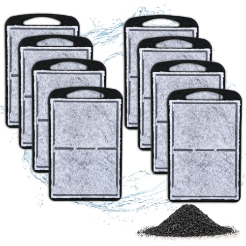 Image of AQQA Aquarium Filter Replacement Cartridges, 8 Pack Low Water Filter Pads