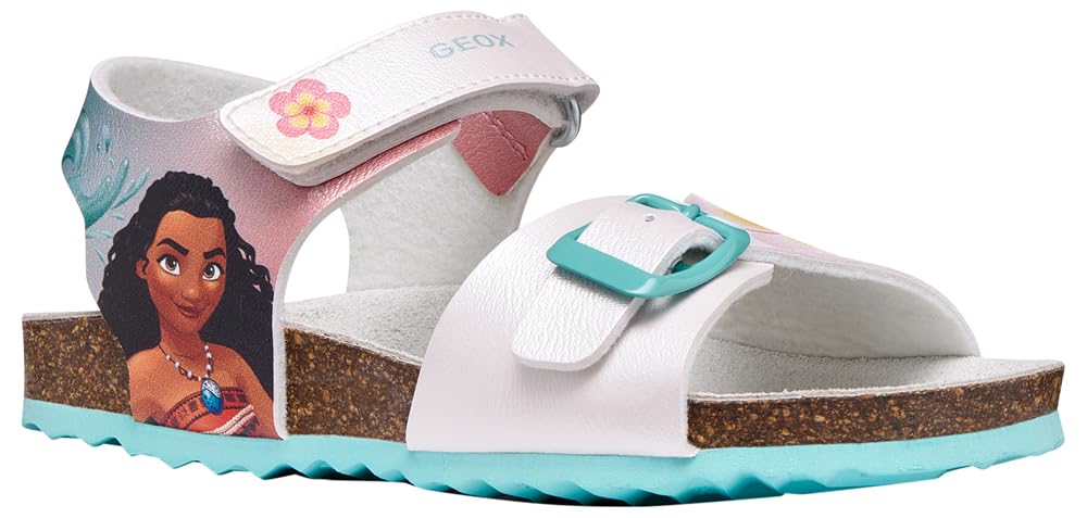 Geox J Adriel Girl G Sandal, White Watersea, 11.5 UK Child