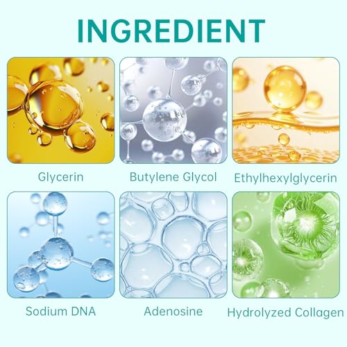 100+ PDRN Hyaluronic Acid 60ml | Lightweight Hydrating Face Moisturiser with Salmon PDRN, Hyaluronic Acid & Collagen | Korean Skincare for Glass Skin, Revitalising & Plumping Daily Moisturiser - Image 5