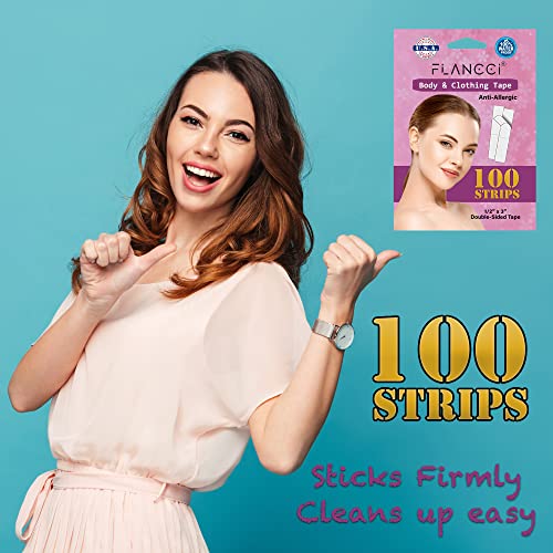 Fashion Beauty Tape for Women, (100 Pack) Double Sided Tape for Clothes