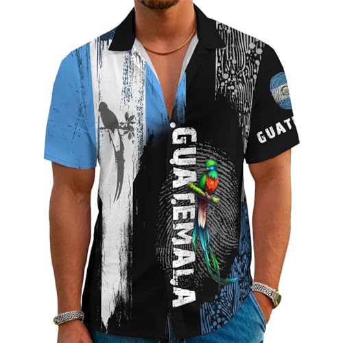 Hawaiian Shirts for Men Short Sleeve Casual Novelty Printed Hawaiian Shirt Button Down Aloha Shirts