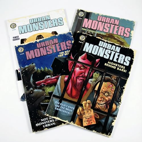 Urban Monsters – Complete Series Bundle – 4-Issue Monster Road-Trip Comedy Comic