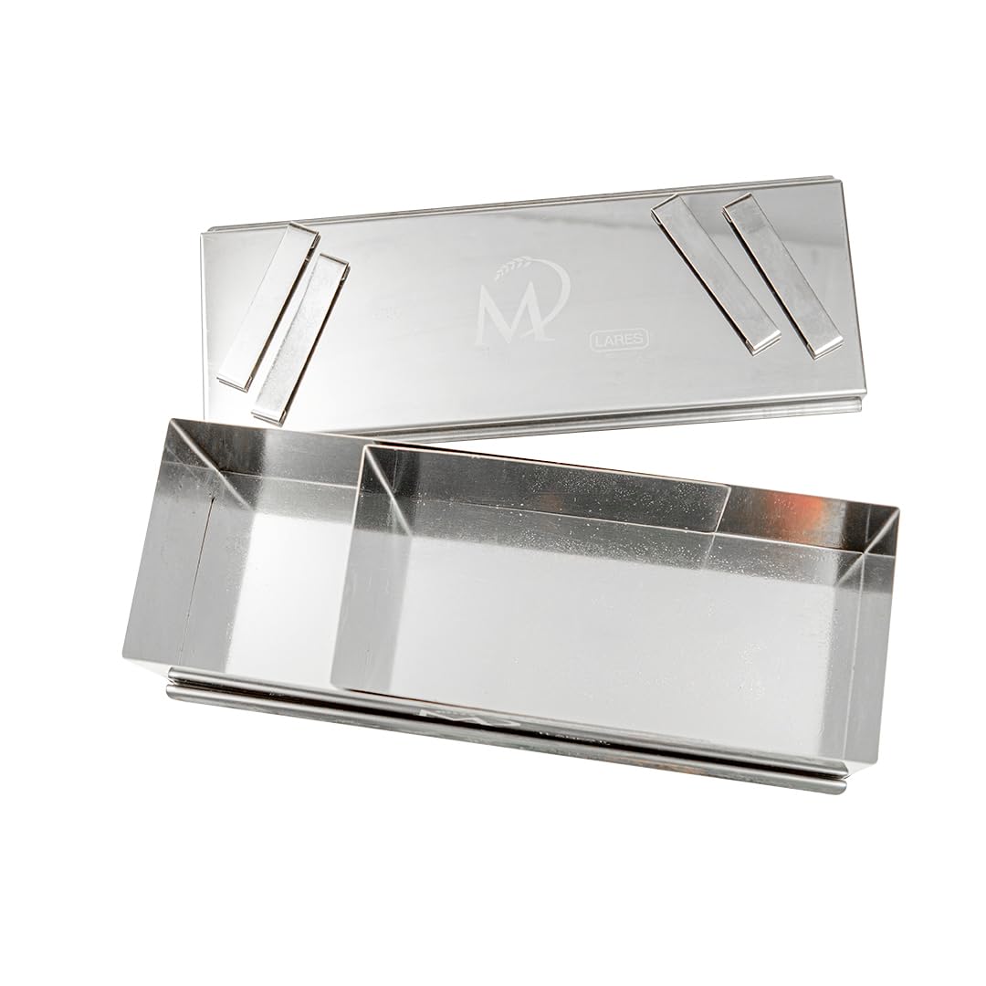Marcels Toastbrotform 30x10x9 cm Brotbackform mit Teiler - zum Backen von Toast, Kuchen, Vollkorn- oder Früchtebrot