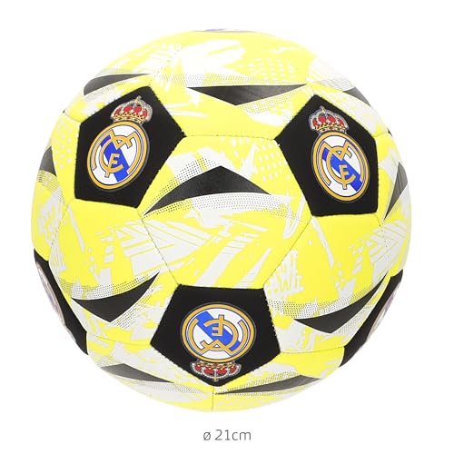 ColorBaby Real Madrid balón de fútbol Playa, Neopreno, Talla 5, diámetro 21 cm, Resistente al Agua, diseño Oficial del Equipo (77614) - imagen 4