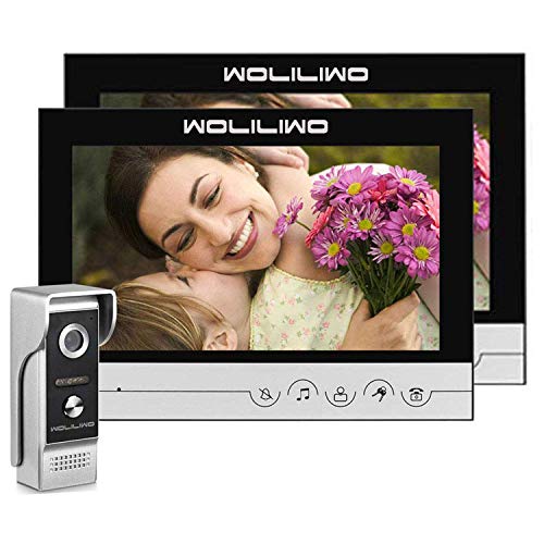 Wired Video Doorbell Intercom System 9 Inches with IR Waterproof HD Camera Video