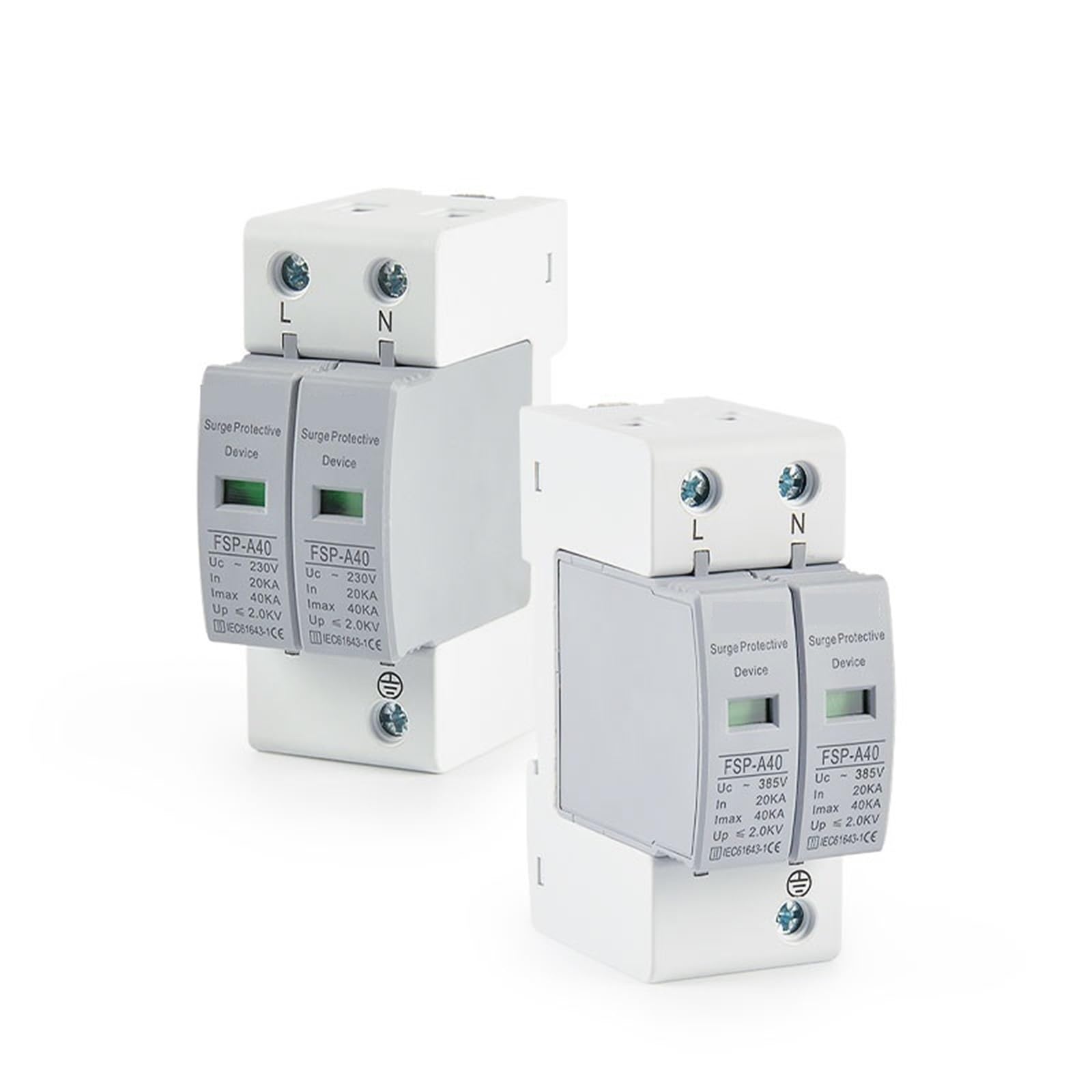 Parafoudre basse tension 20KA-40KA pour protection foudre AC