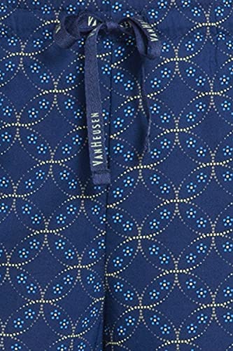 Image of Van Heusen Women's Printed Lounge Pants | Drawstrings & Side Pockets | Ultra Soft Fabric | Relaxed Fit | At home pyjamas | Everyday Comfort | Printed | Style 55306 | Available in Pack of 1 & 2