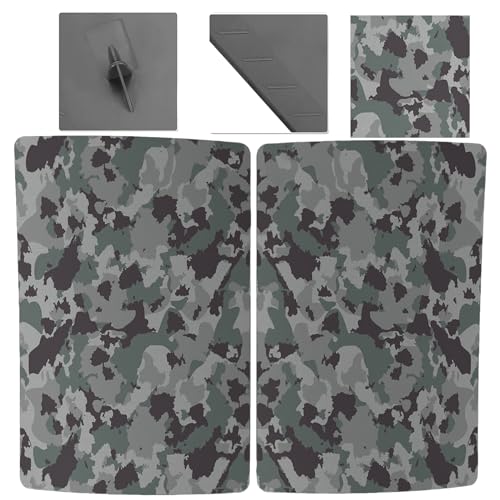 Image of Digital Edition Face Plates Cover Skins Shell Panels for PS5 Console, Accessories for PlayStation 5 Protective Shell Replacement Faceplate (Camouflage)