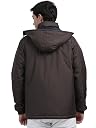 RJ WAHAN Men's Waterproof Winter Jacket | Reversible & Removable Hood | 99% Water-Resistant | Heavy-Duty Warm Jacket with 4 Pockets (IN, Alpha, L, Brown) gallery image