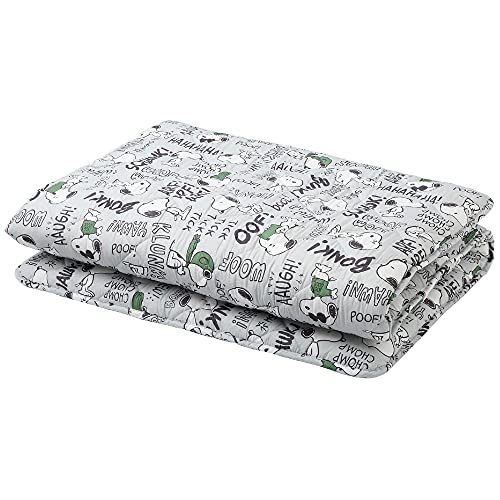 西川 (Nishikawa) スヌーピー 敷き布団 シングル コンパクト 防ダニ 抗菌防臭 上げ下ろし簡単 しっかり身体を支える 軽量 グレー AD01010582730