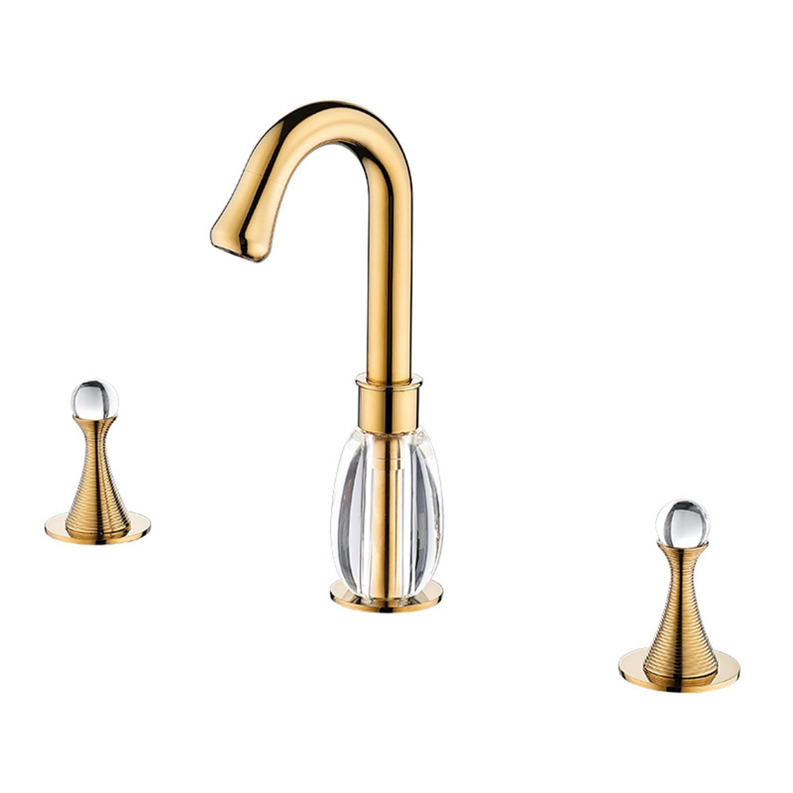Mitigeur lavabo salle de bain 3 trous eau chaude et froide