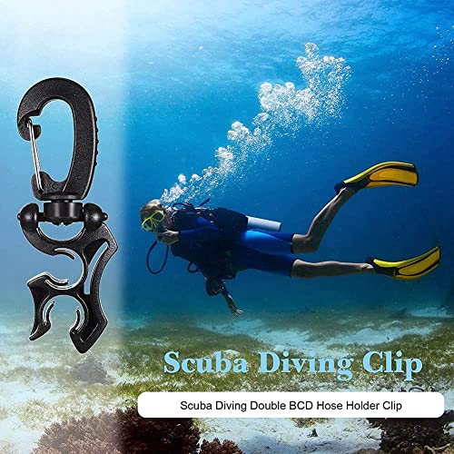 Clips de esnórquel y buceo doble BCD para fijar latiguillos en el mar 2
