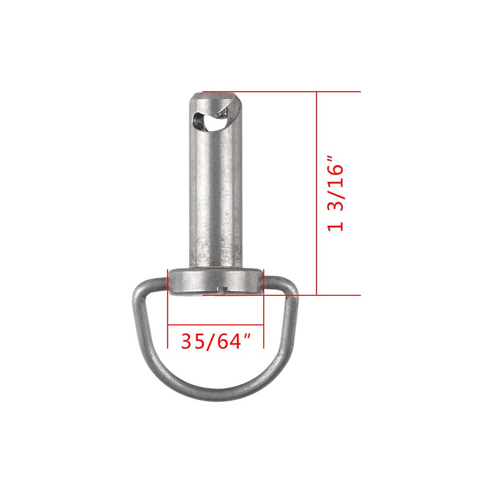 Chrome Fasteners Hard Saddlebag Mounting Pin Bolts Stud For Harley Touring Softail Road King Glide