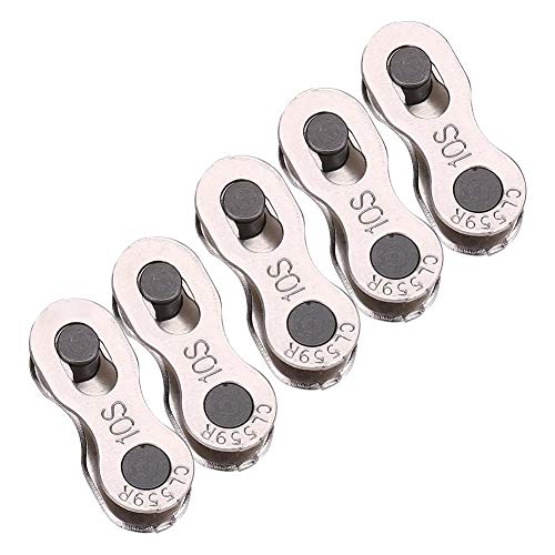 Yosoo Health Gear 5 Pares de Eslabones Perdidos de Bicicleta, Cadena de...