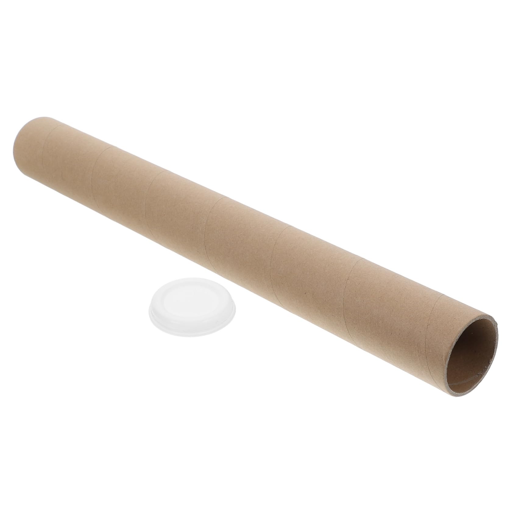 HAPINARY Calligraphy Storage Box Alternative: Kraft Cardboard Map Tube Mailer Tube for Paintings