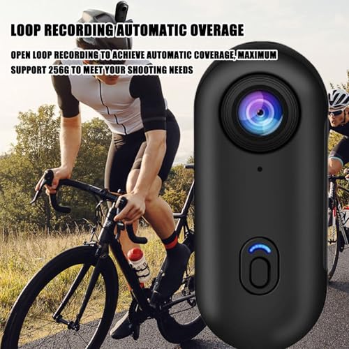 Caméra collier portable 4K compacte avec boîtier étanche ABS