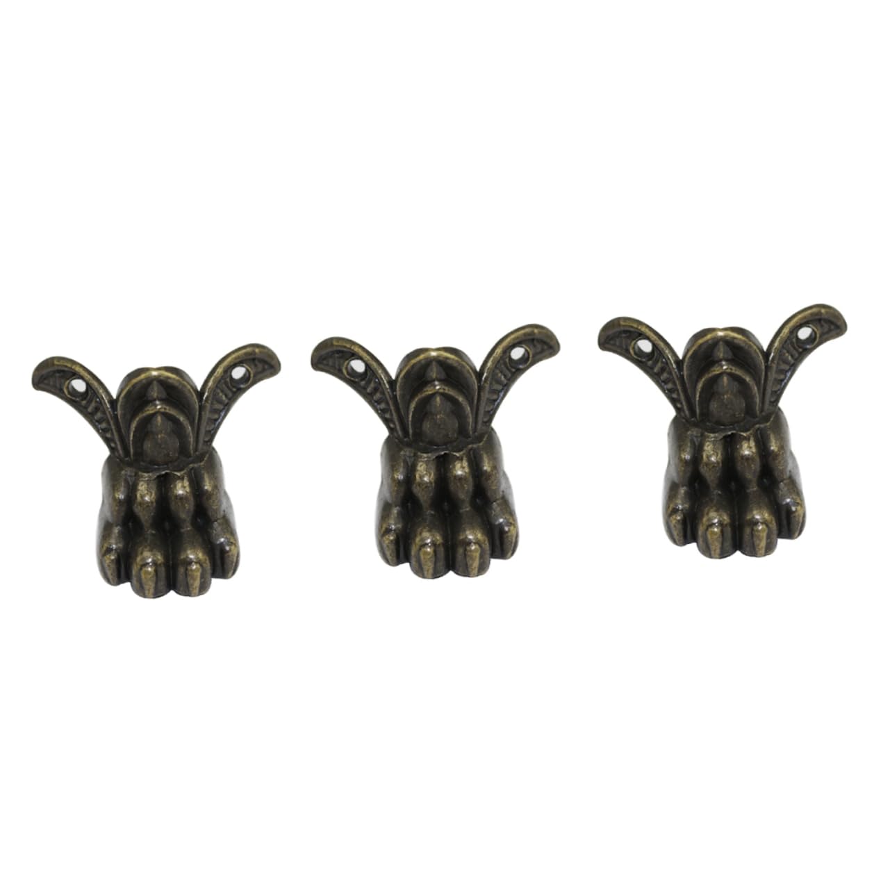 GRIRIW 6pcs Antique Soles Foot Feet Sofa Legs Leveling Furniture Risers Couch Sofa Support Legs