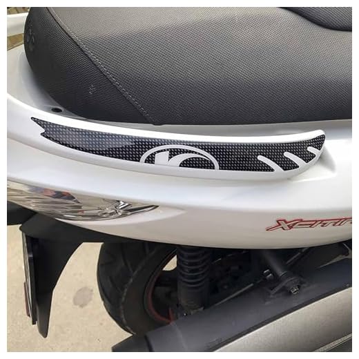 2 Adhesivos 3D Protección Manijas Compatible para Scooter Kymco Xciting 300 y 500