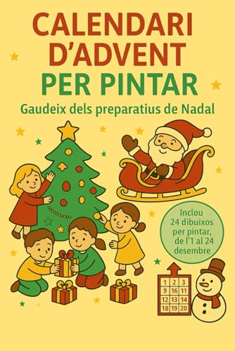 Calendari d’Advent per Colorejar: Gaudeix dels preparatius de Nadal