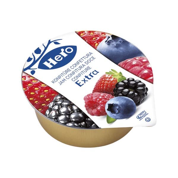 Hero Confettura Extra ai Frutti di Bosco Monodose 120x25g