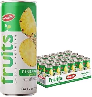 Nasami 100% Pineapple Juice – Not From Concentrate, No Sugar Added, Natu...