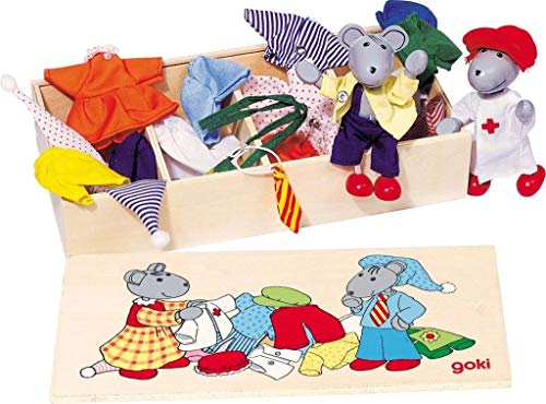 GoKi Flexible Puppets Mouse Dress-Up Box