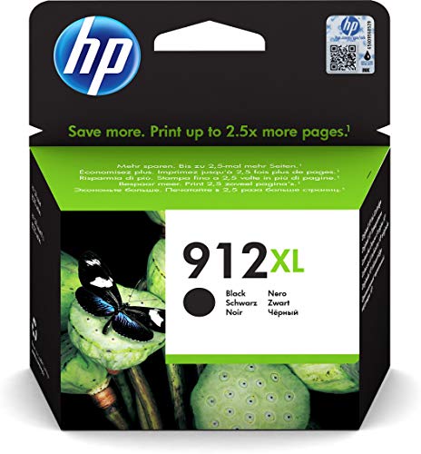 Cartouche d'encre HP 912XL haute capacité pour imprimer 825 pages sans panne