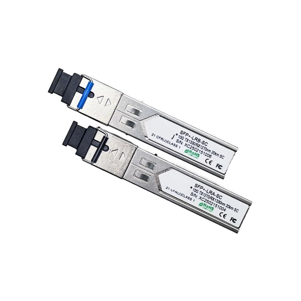 fibre optique simplex 1270/1330nm monomode 20km de Sc du module BIDI 10G SFP(1 pair)