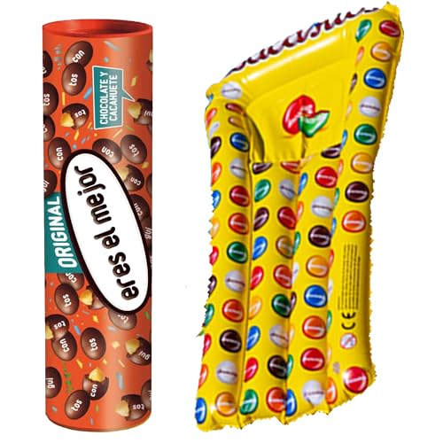 Conguitos Megatubo 1,2 KG-Eres el mejor + COLCHONETA LACASITOS