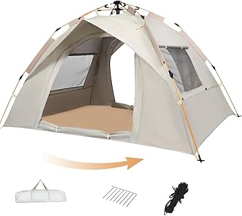 Amazon.co.jp: ワンタッチテント 3～4人用 ピクニック テント