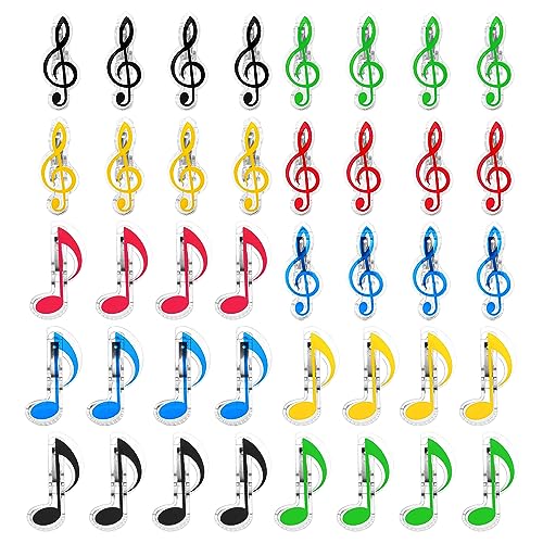Pinces notes de musique YOKIVE pour un marquage efficace et décoration de bureau