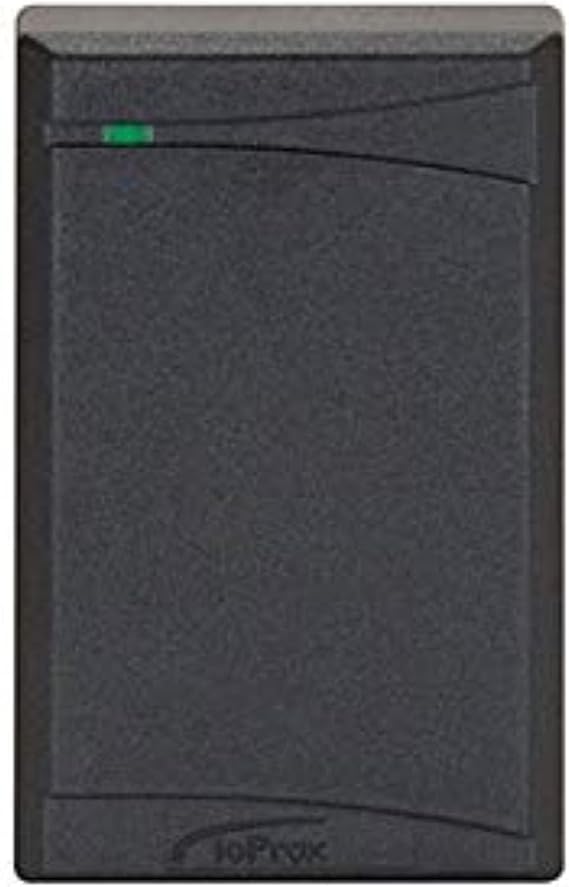 Kantech P325XSF ioProx Proximity Card Reader, Black, Up to 20.5 cm (8) Read Range, 26-Bit Wiegand, Digital Signal Processing (DSP), 4.5 to 14 VDC, 45 mA, Single Gang Mount, Weatherproof