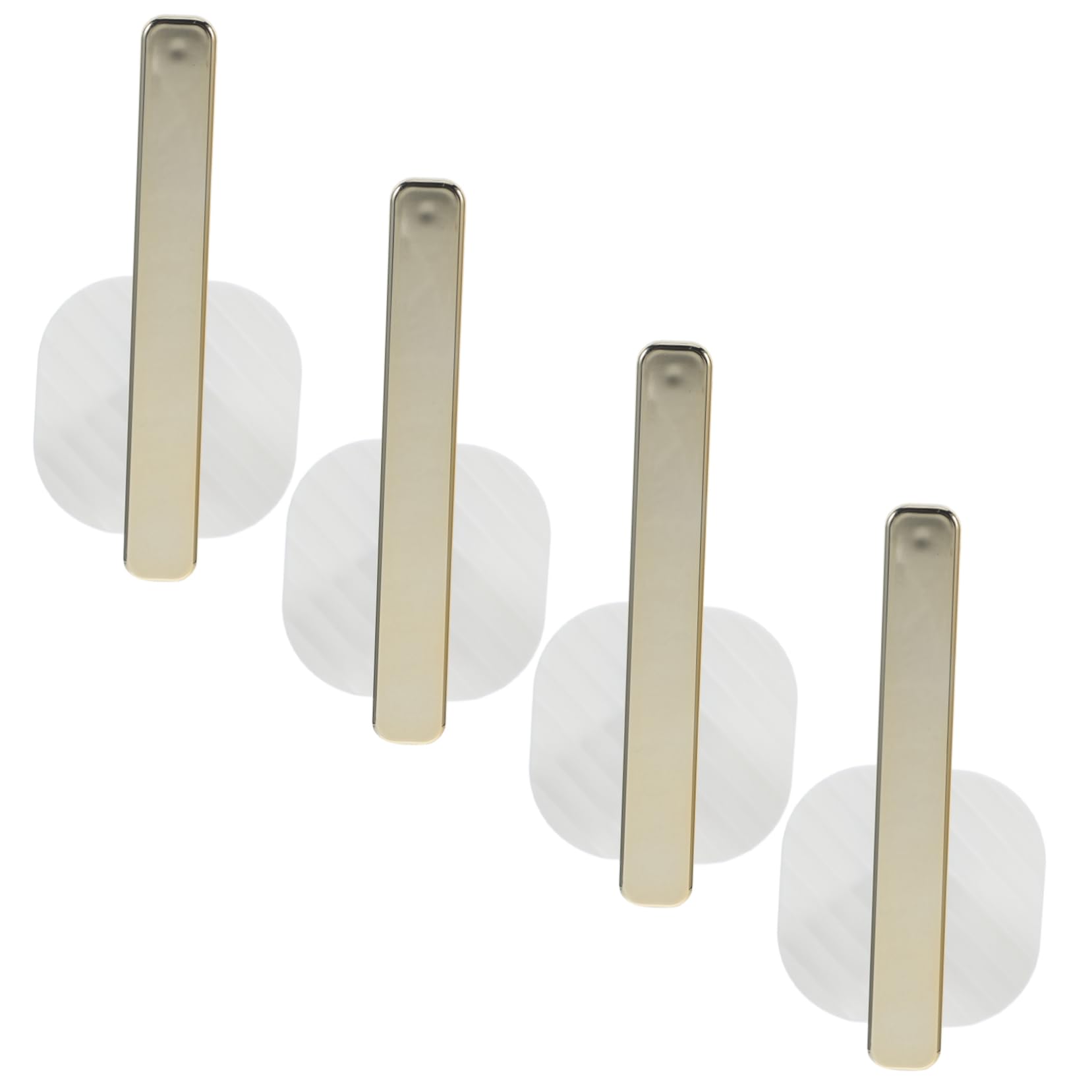 PRETYZOOM 20 Pcs Mural Long Crochet Or Rideau Embrasse Crochets Suspendus Support Fenêtre Traitement Retenues Décoratifs Crochets De Rideau Adhésif Draperie Embrasses Cintres