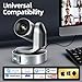 Vunvooker 4K Conference Room Camera,PTZ Camera 20X Optical Zoom with IP/USB3.0/HDMI/RS232/RS485 for IP Live Streaming Video Conference and Church Education