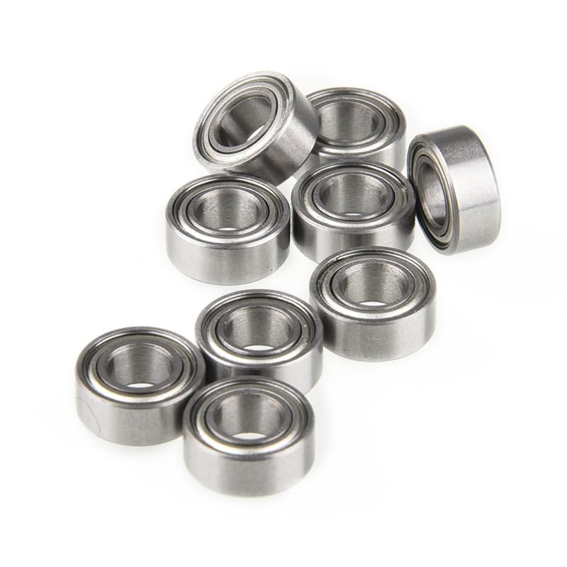 5Pcs MR105 MR106 MR84 Bearing Mini Motor Bearings with Metal Shield for Electric Toothbrush Drone RC Aircraft Model Airplane Toy(MR84 4x8x3mm)