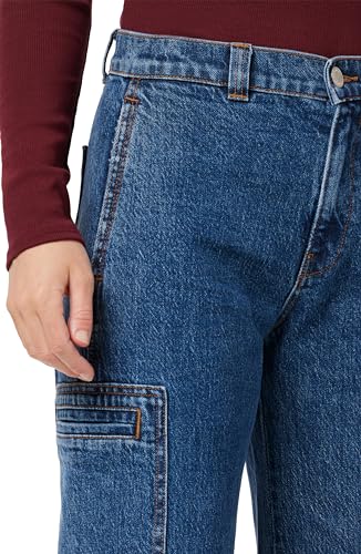 HUDSON Women's High-Rise Welt Pocket Cargo Wide Leg4
