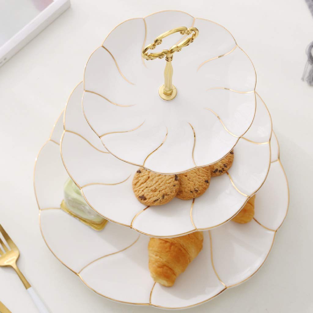 Bellissimi Articoli per la casa Piatti da Frutta Piatti da Snack Piatto da Torta Piatto da Caramelle Vassoio in Porcellana Decorazioni per