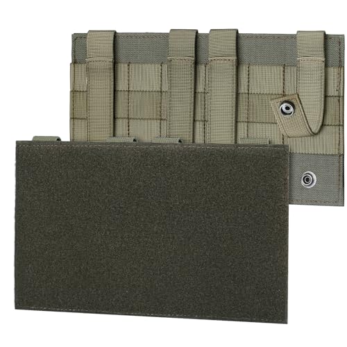 Pitozer Molle Loop Panel for Tactical Backpack Plate Carrier 1Pcs, Large