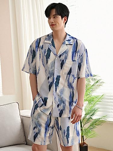 Image of DHRUVI TRENDZ Men Shirt for Men | Mens Casual Shirt | Men Stylish Shirt | Men Rayon Printed Shirt | Men's Regular Fit | Men Formal Shirt | Half Sleeve Shirt