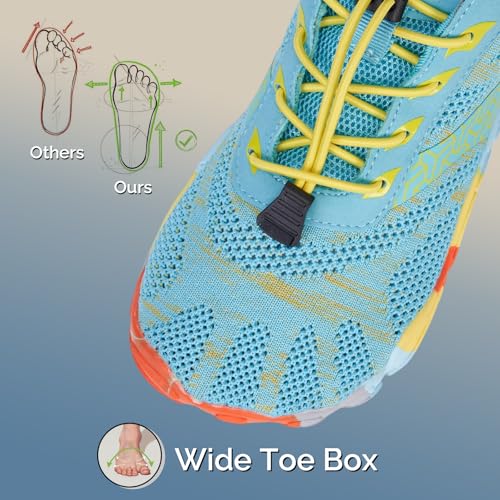Image of HiGropcore Barefoot Shoes Women Men Hike Minimalist Shoes Wide Toe Box Zero Drop Grounded Footwear for Hiking Walking Daily Wear