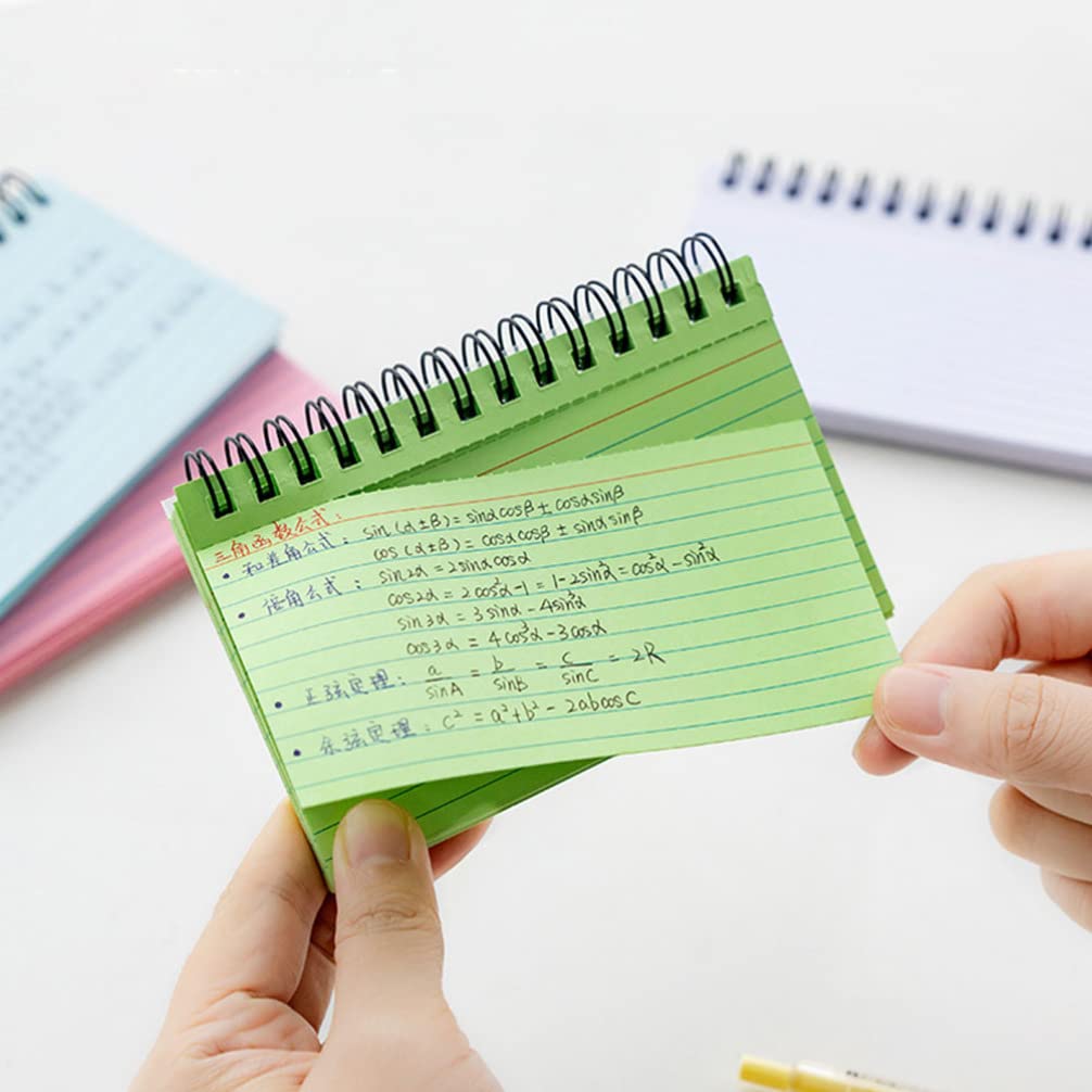 STOBOK 5pièces Cahier à Spirale Détachable Bloc-notes De Poche Pratique Pour Plans Quotidiens Et Notes