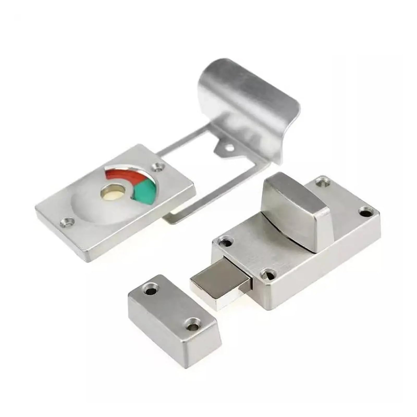Multi-use Gear Zinc Alloy Public Restroom Indicator Lock, Toilet Partition, Household Hardware Accessories