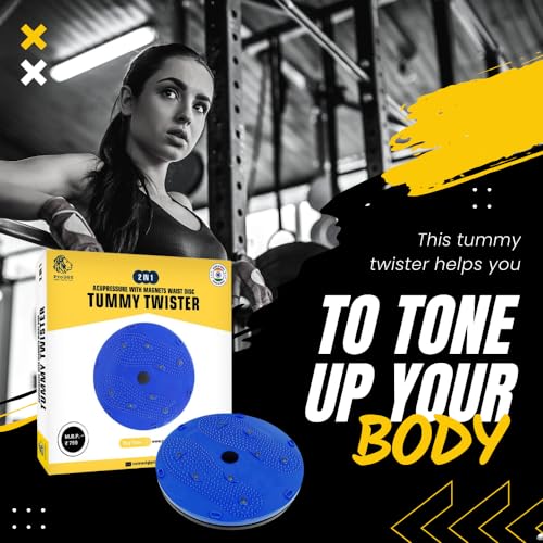 PRO365 Waist Disc Acupressure With Magnets Reflexology, 6 Months Manufacturer Warranty, Slimming Abdominal 5 in 1 tummy twister Ab Exerciser (2 In 1) - Image 4