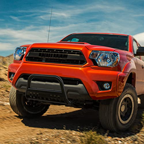 Autosaver88 Bull Bar Compatible For 05-15 Toyota Tacoma 3" Tube Brush Push Grille Guard Front Bumper (Black) #TOP4