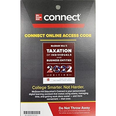 Connect Access for McGraw Hill's Taxation of Individuals and Business Entities 2022 Edition